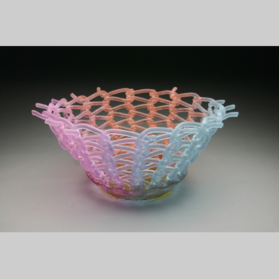 Baskets & Bowls - Paint Kiln-Cast lead crystal knitted glass