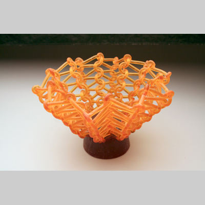 Baskets & Bowls - Cakewalk Kiln-Cast lead crystal knitted glass