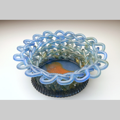 Baskets & Bowls - Dream Kiln-Cast lead crystal knitted glass