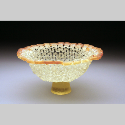 Baskets & Bowls - Kindle Kiln-Cast lead crystal knitted glass