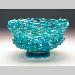 Baskets <br>& <br>Bowls - Rumba Kiln-Cast lead crystal knitted glass