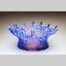 Baskets <br>& <br>Bowls - Frazzle Kiln-Cast lead crystal knitted glass