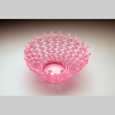 Baskets & Bowls - Swoon Kiln-Cast lead crystal knitted glass