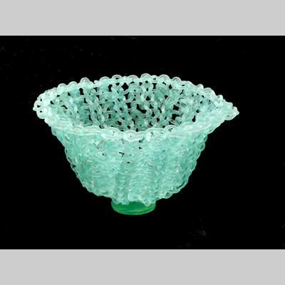Baskets & Bowls - Desire Kiln-Cast lead crystal knitted glass