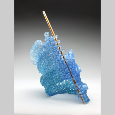 Knitting & Knitted - Made to Measure - How do you measure up?  Using a scaled pipette as the measuring tool might be misleading. Kiln-Cast lead crystal & pipette